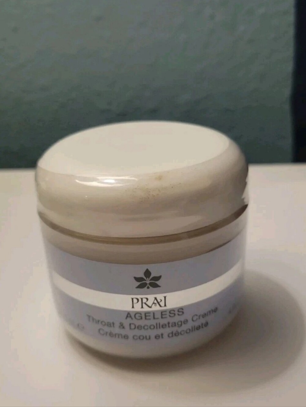 PRAI Ageless Throat Decolletage Creme 4 oz Sealed Jar Wrinkle Reducer Cream